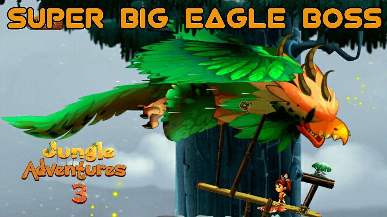 Jungle Adventures 3 - Super Big Eagle Boss vs Sumi