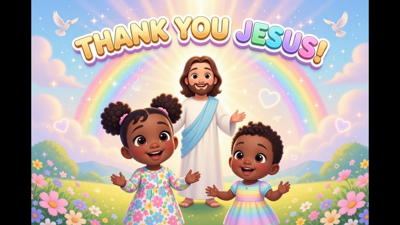 THANK YOU JESUS FOR KIDS 2 8 YEARS OLD