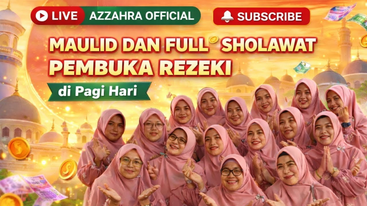 🔴 LIVE HADRAH & SHOLAWAT AZZAHRA OFFICIAL | Jum'at Berkah Bersholawat Bersama 🤲