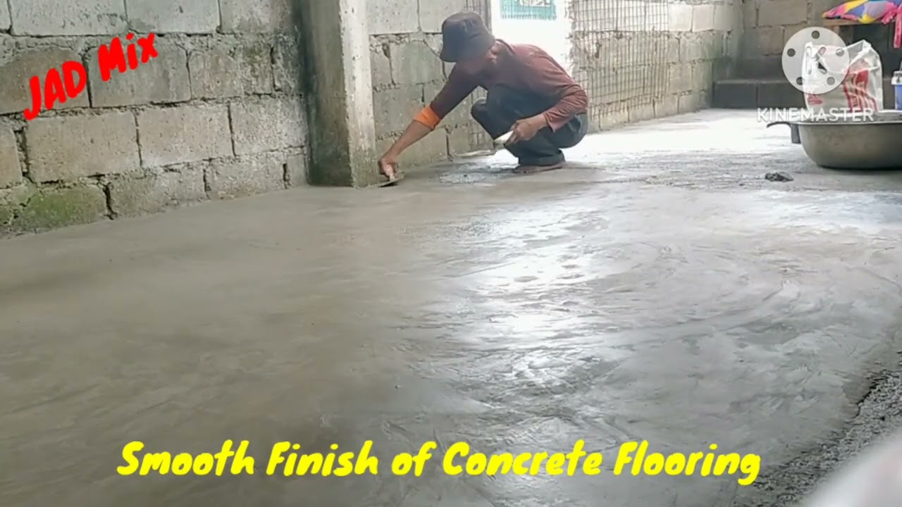 Smooth Finish of Concrete Flooring - JAD Mix