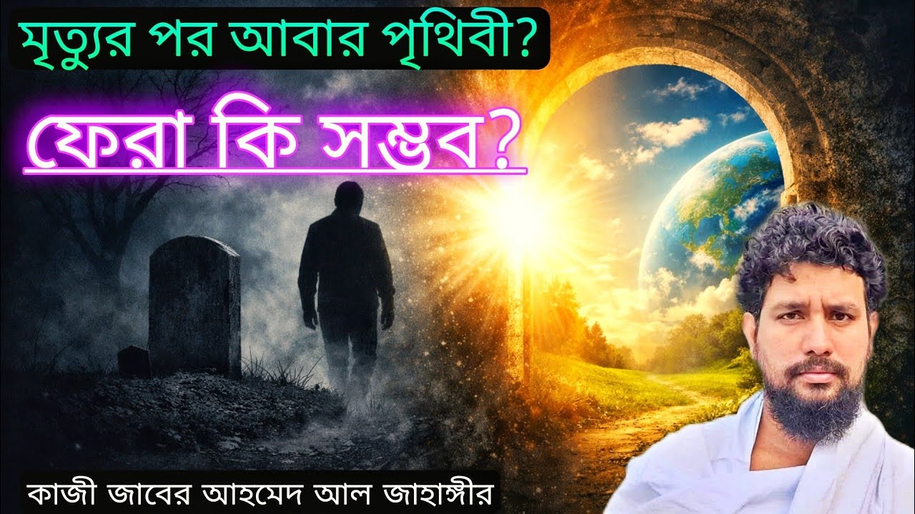 মৃত্যুর পর কি আবার পৃথিবীতে ফেরা সম্ভব? জানেন কি? | কাজী জাবের আহমেদ আল জাহাঙ্গীর