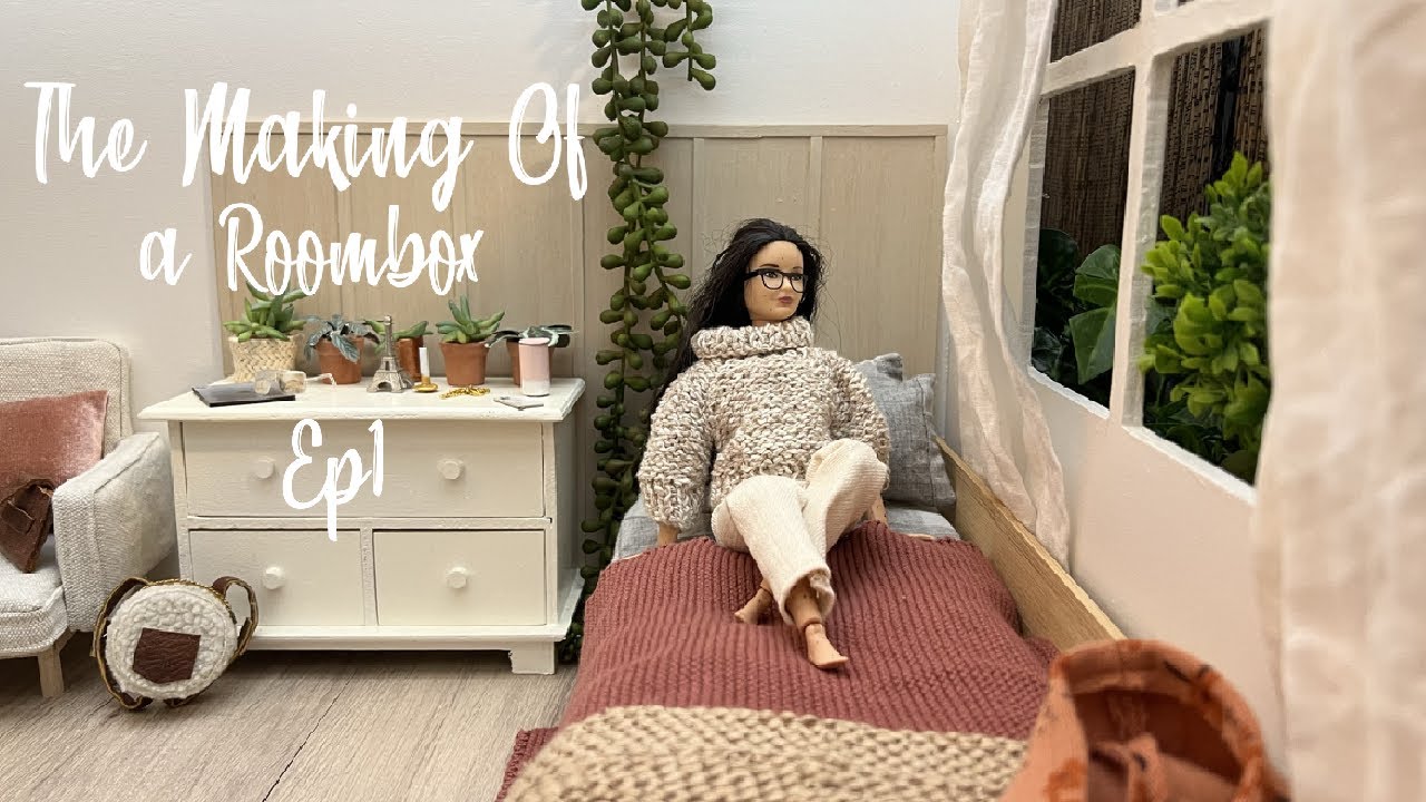 Barbie -  The Making Of a Roombox Ep: 1 DIY Barbie doll roombox