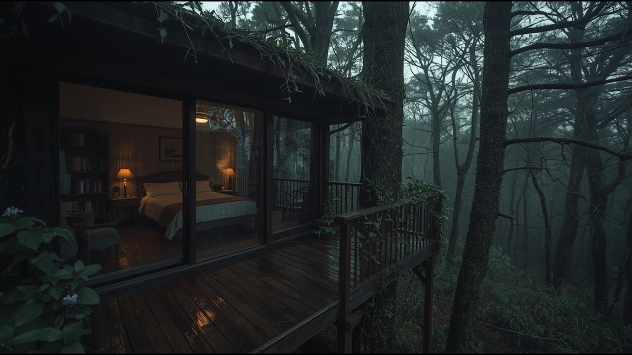 Relaxing Rain in the Woodland Forest | Peaceful Sleep Ambience
