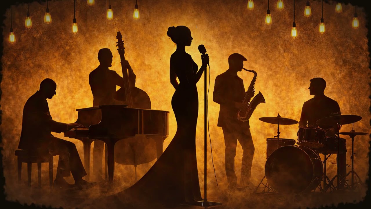 Classic Night Atmosphere &mdash; 1940's Vintage Jazz Club | Nostalgic Retro Jazz