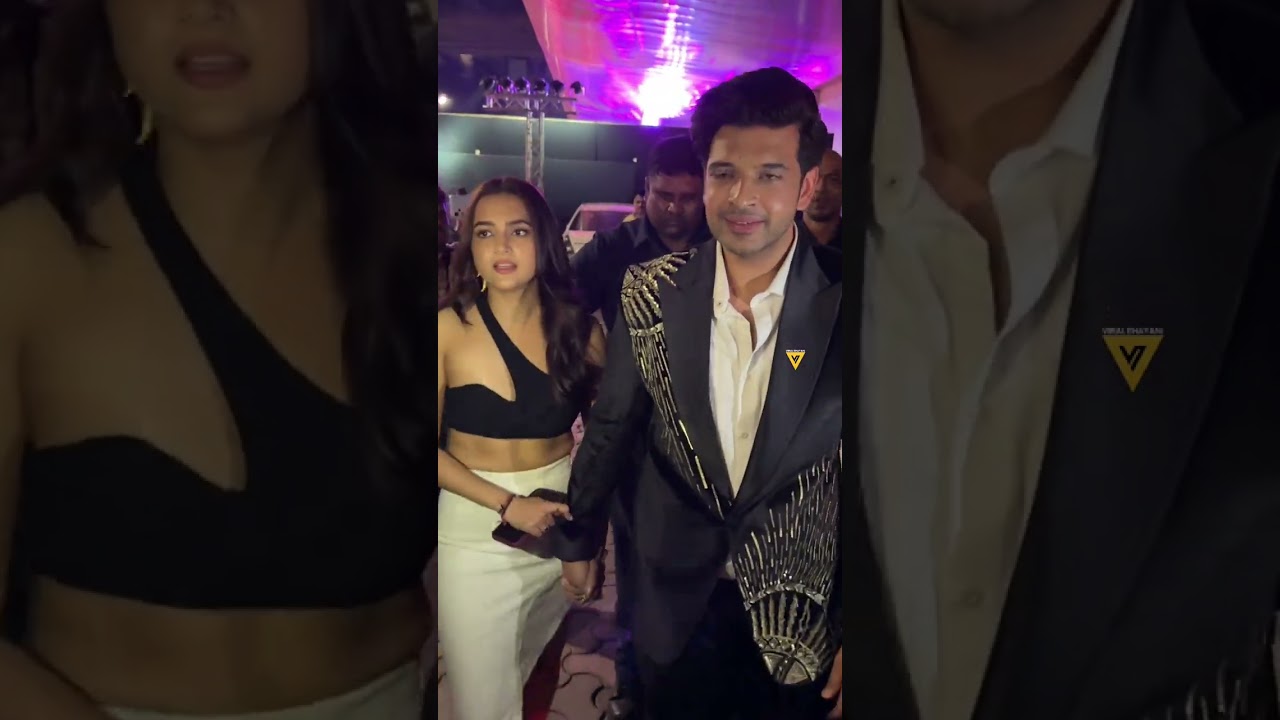Tejasswi Prakash & Karan Kundra Leaving after attending #thankyouforcoming Special Screening 🤩🔥📸