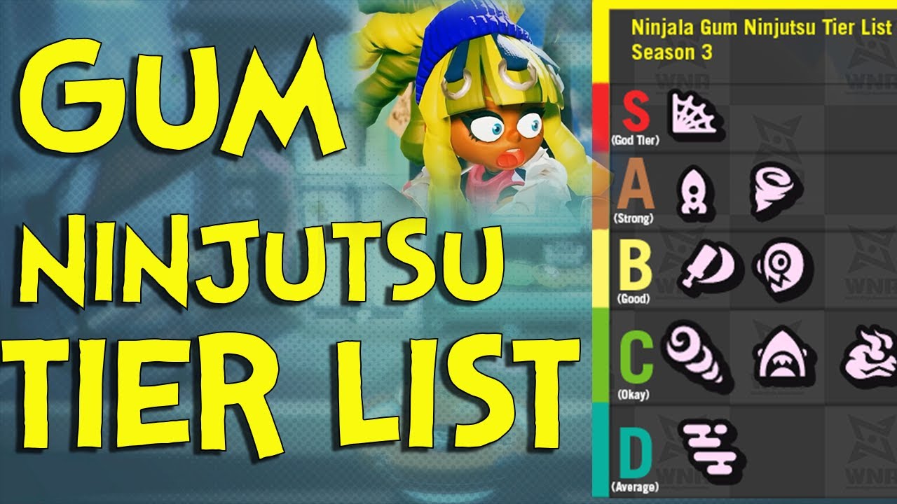 The Worst Gum Ninjutsu of Ninjala and the Best! Ninjala Tier List