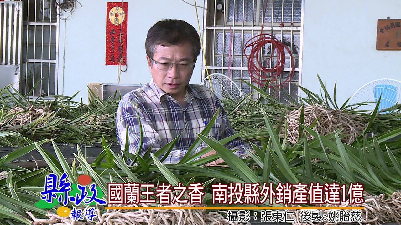 國蘭王者之香 南投縣外銷產值達1億