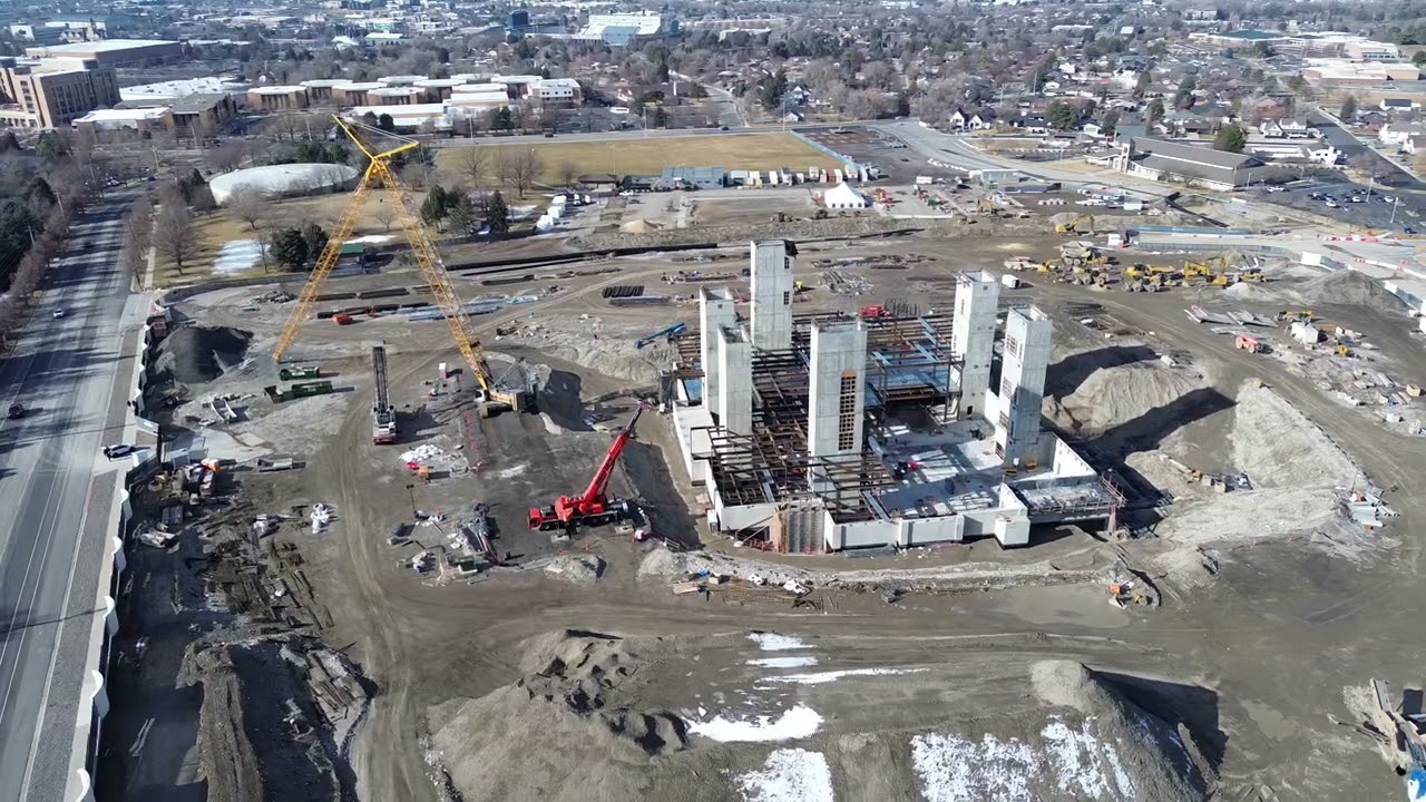 Provo Temple Construction 2 22 2025