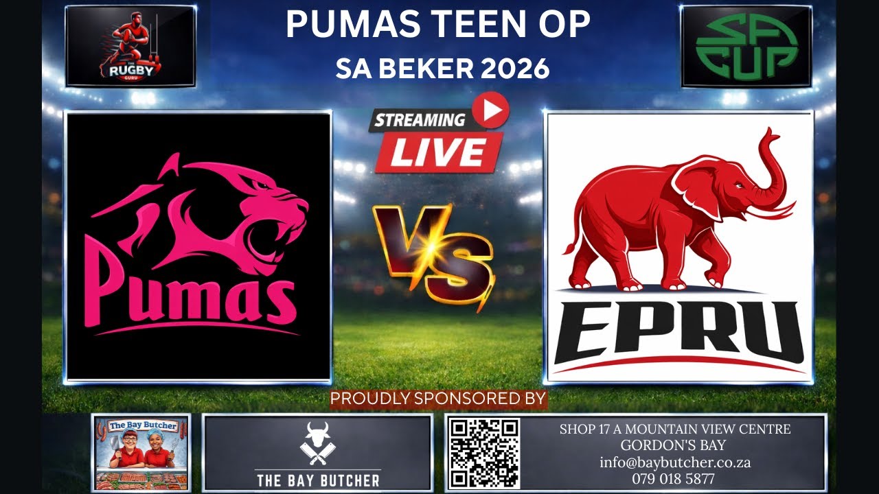 Pumas vs Eastern Province SA Cup 2026 Live Commentary In Afrikaans