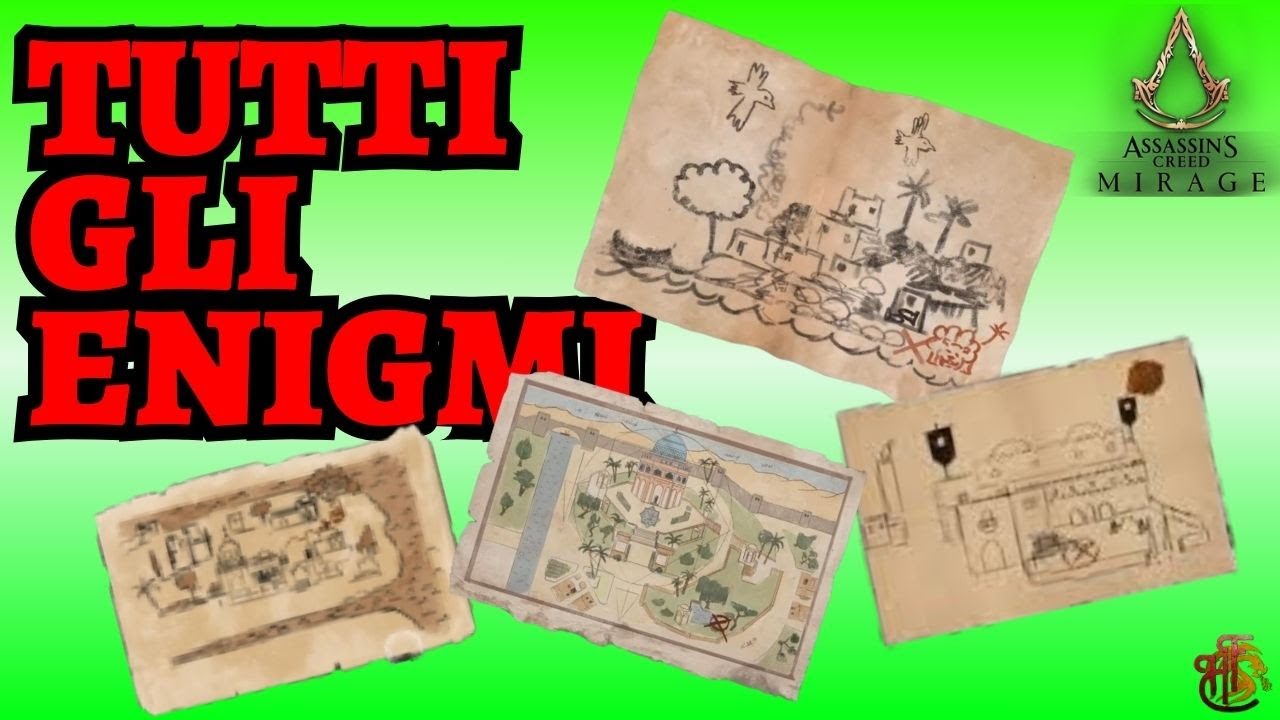 Tutti gli Enigmi GUIDA Assassin's Creed Mirage ITA