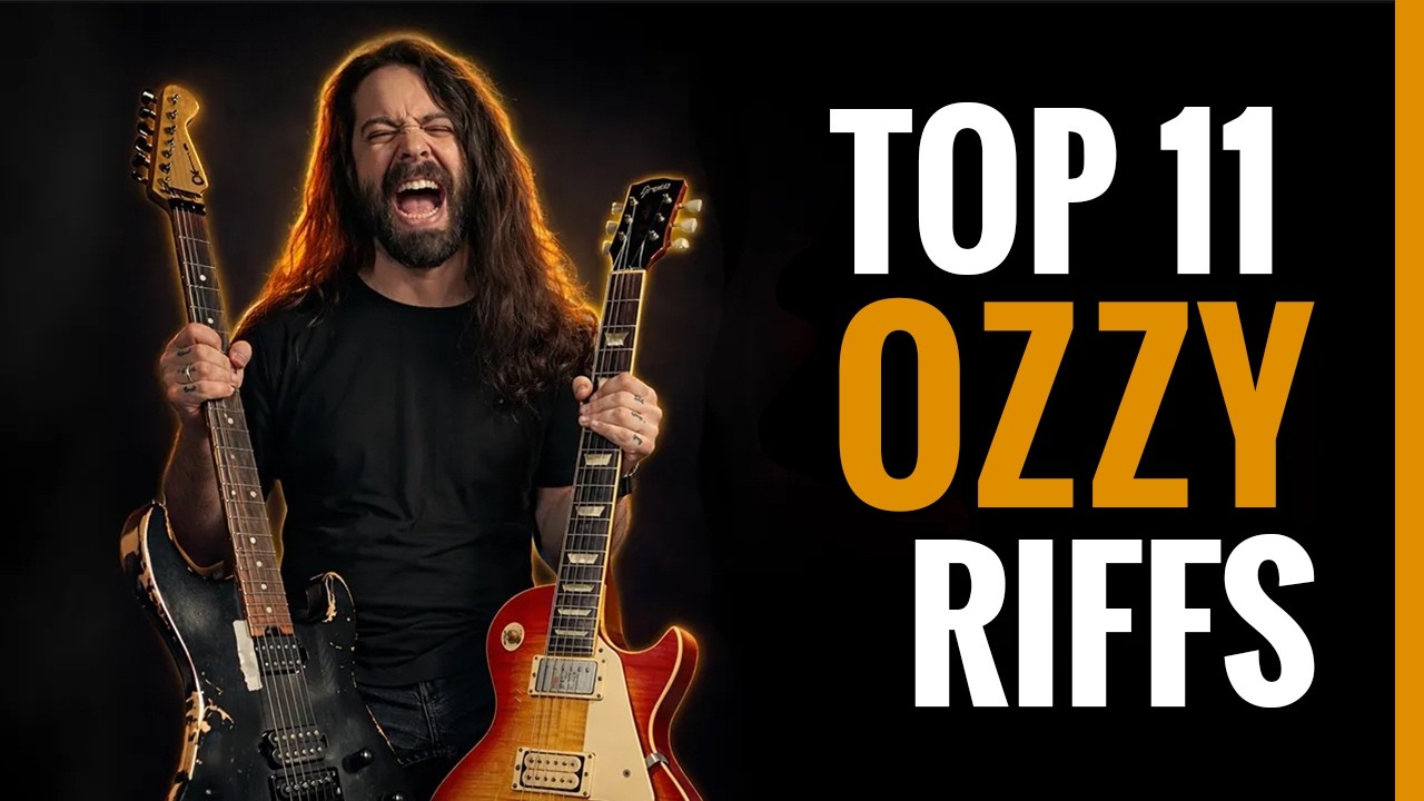 Top 11 Ozzy Riffs | Randy Rhoads & Jake E. Lee