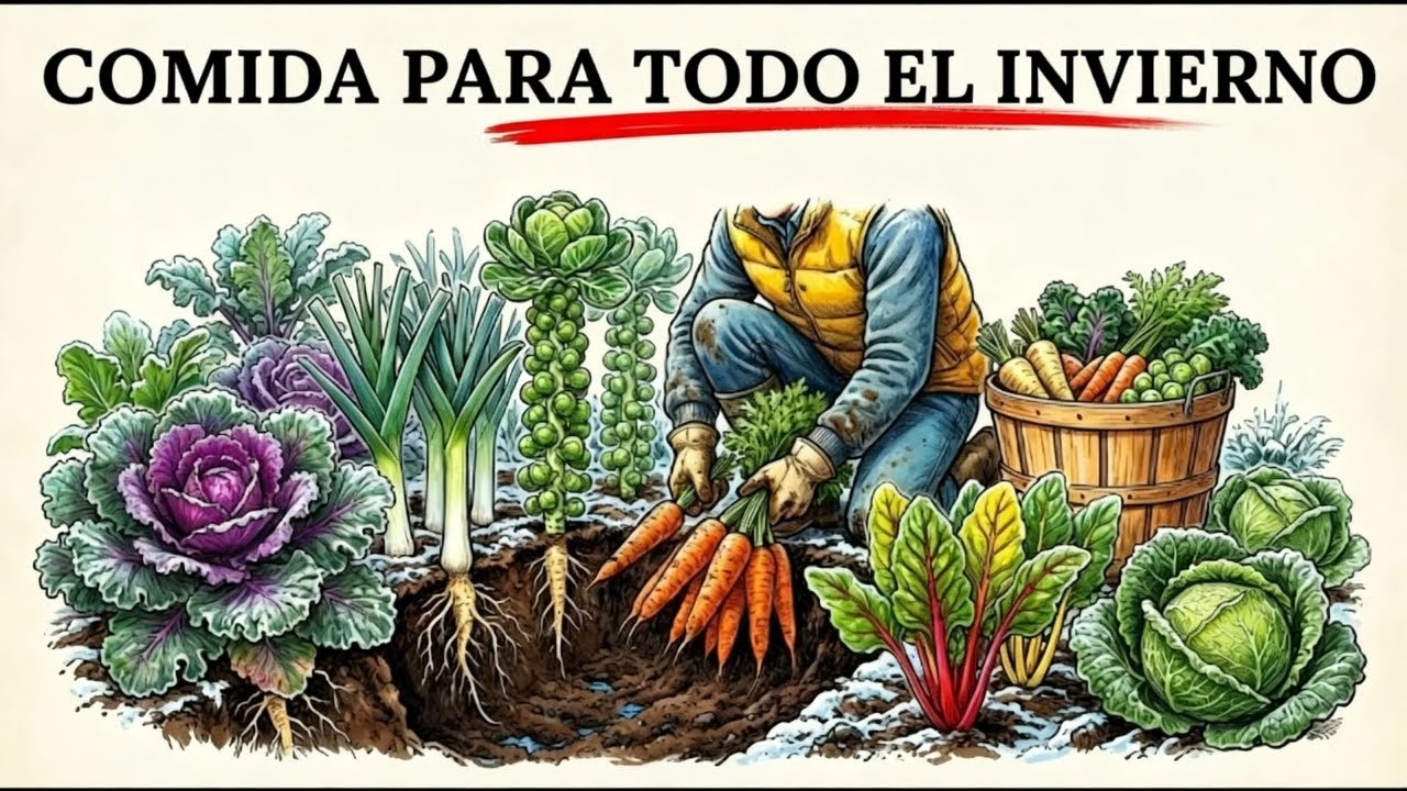 7 verduras que puedes cultivar para alimentar a tu familia durante todo el invierno