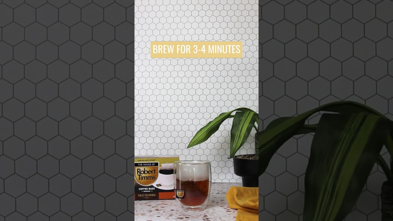 The House of Robert Timms Simple Coffee Bag Brewing