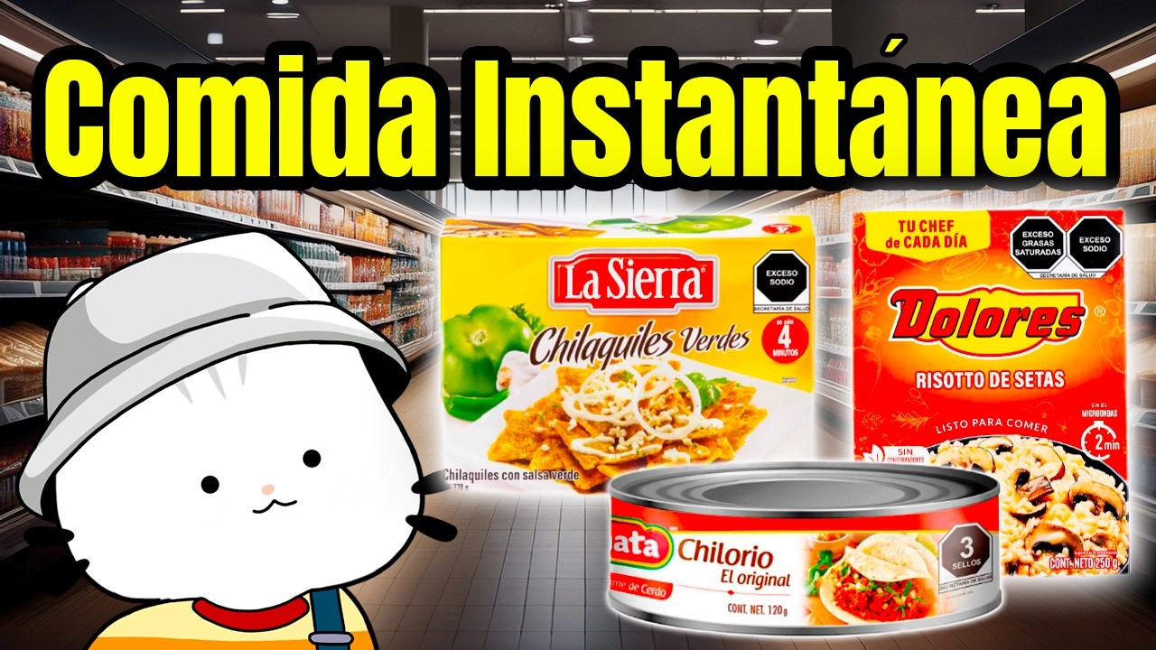 Probando COMIDA INSTANTÁNEA Del Supermercado