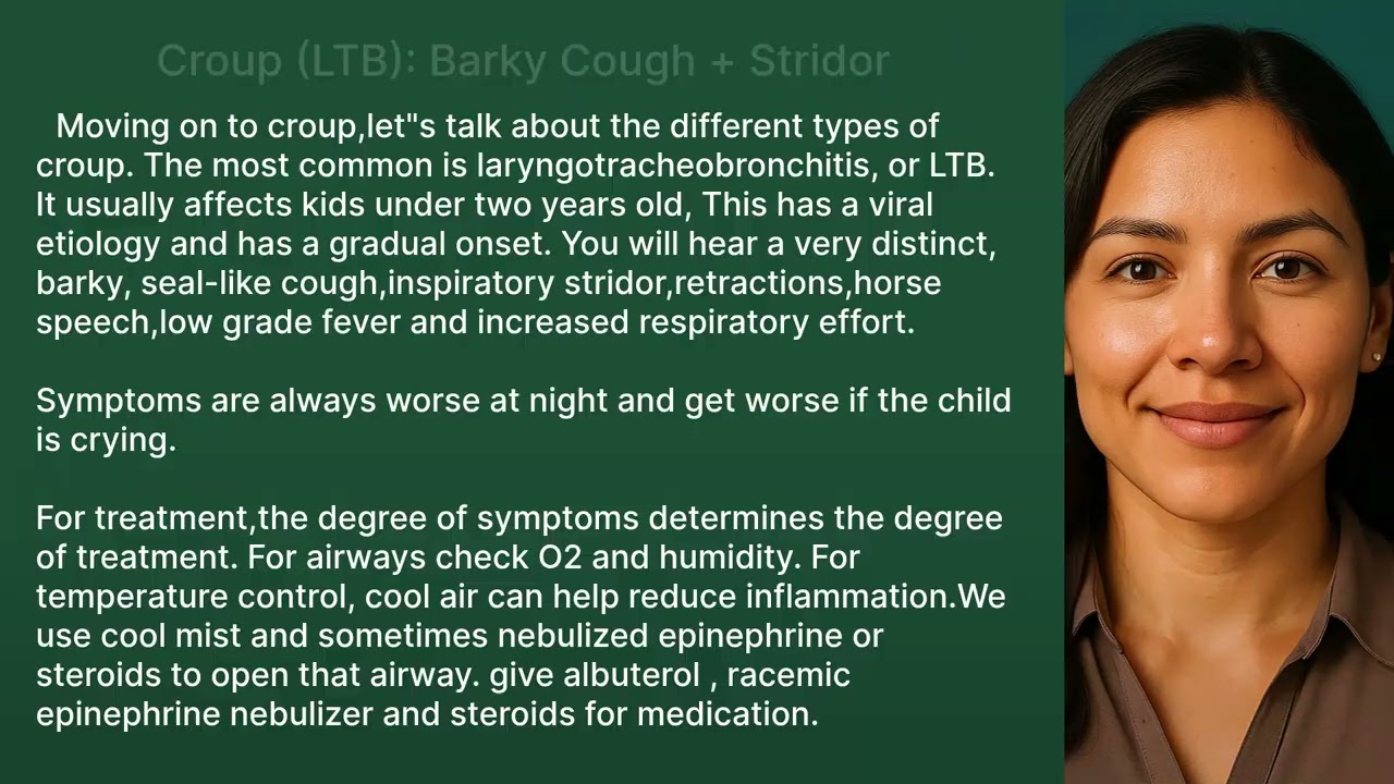 Pediatric Respiratory Disorders Made SIMPLE | RSV, Croup, Asthma, CF + NCLEX Questions