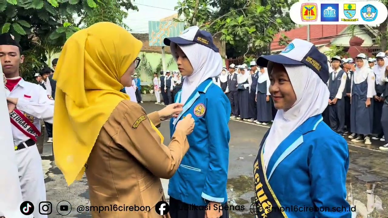 Pelantikan Pengurus OSIS Periode 2026-2027 SMP Negeri 16 Kota Cirebon