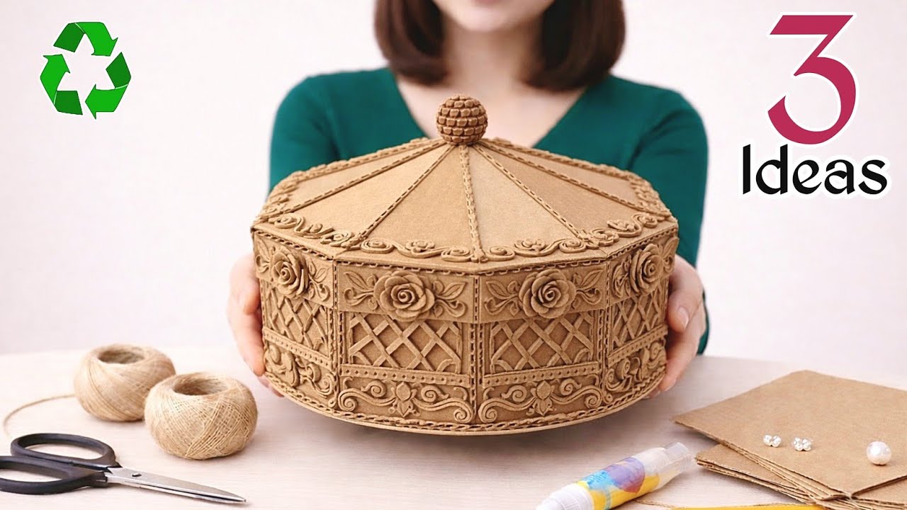 3 CREATIVE Cardboard Transforming ideas ♻️|| Waste Material Craft ideas 😲