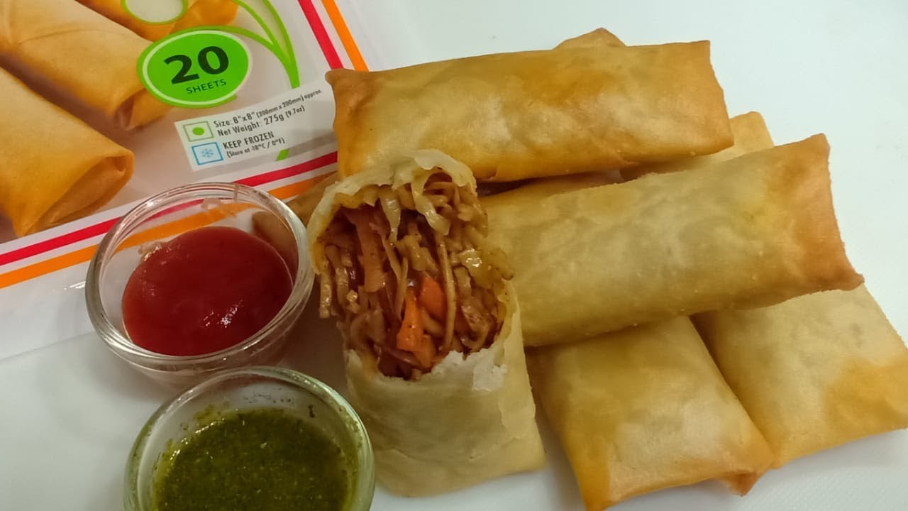 Chinese Spring Rolls Recipe | Iftar Recipe In Ramadan | Kids Lunchbox Recipe