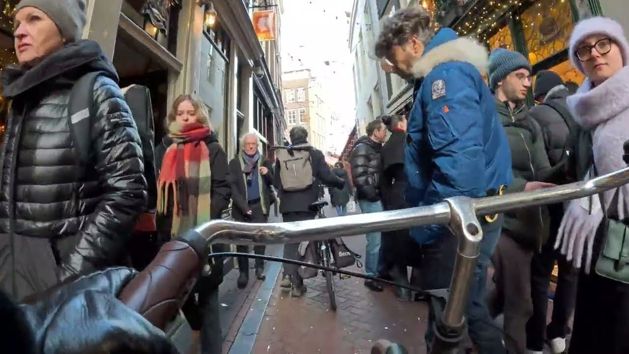 Cycling in Amsterdam 🇳🇱 | A Relaxing 4K Bike Ride Through the City