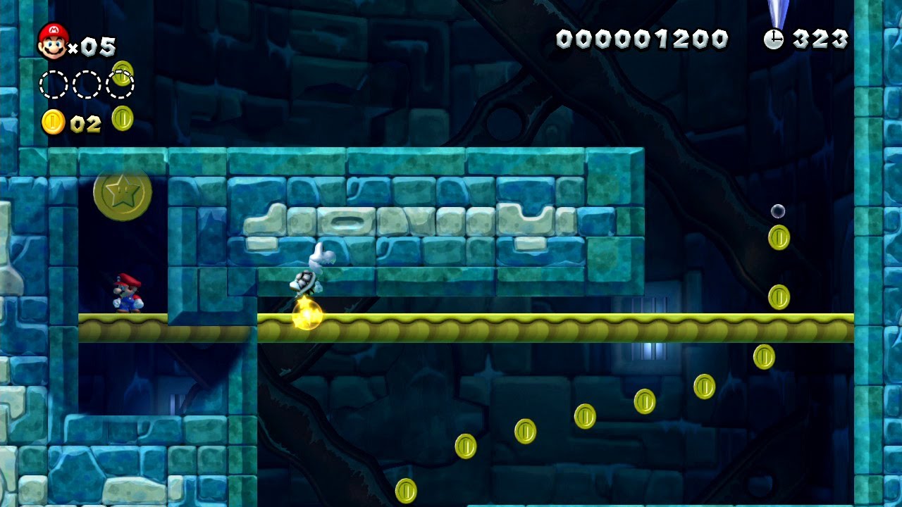 New Super Mario Bros. U - Mont Sorbet-TOUR - Troisi&egrave;me pi&egrave;ce &eacute;toile (Wii U)