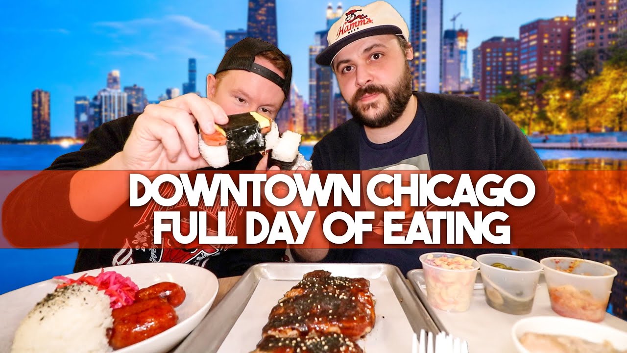 I filmed my FULL DAY OF EATING In Downtown Chicago—Hidden Gems & Must-Trys! 🍔🍨