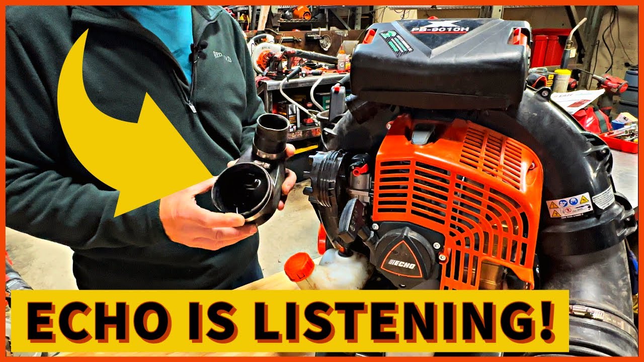ECHO FIXED THE INTAKE ON THE PB-9010 BACKPACK BLOWER!