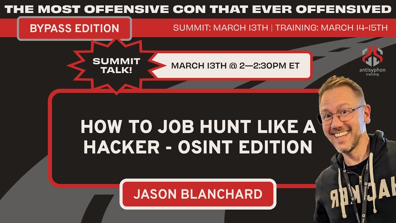 How to Job Hunt Like a Hacker - OSINT EDITION