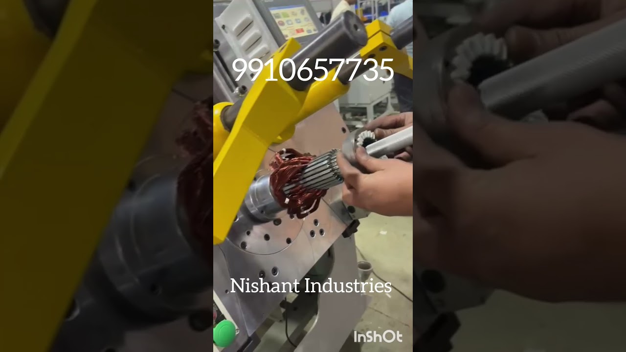 89 Dia 2 pole #Coil Insertion #Coil Insertion Machine# Winding Machine#Machine#9910657735 #factory