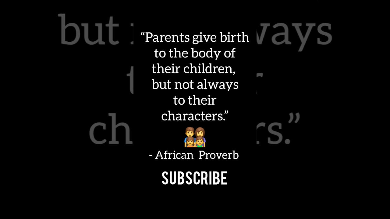 Character #africa #africanproverbs #wisdom #africanwisdom