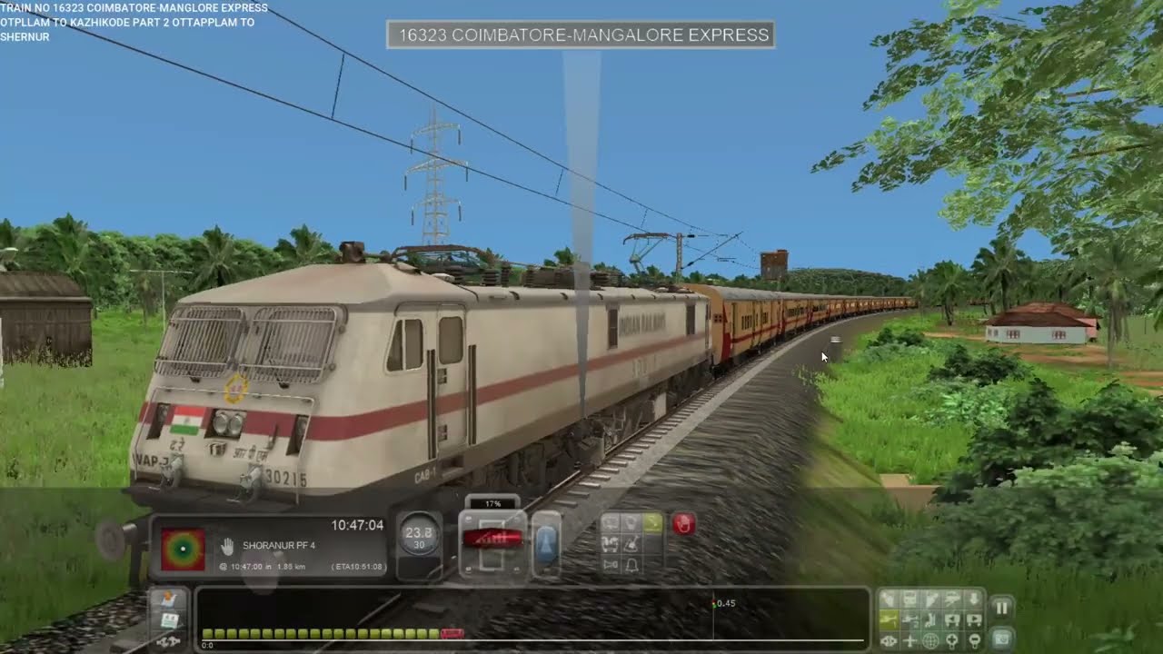 OTPLLAM TO KAZHIKODE  Train PART 2 #streak2gmaing #railwaygmaestar  #railway  #trackside