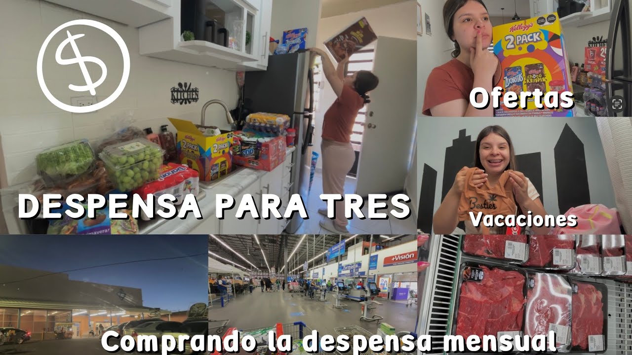HACIENDO MI DESPENSA MENSUAL PARA 3 ✅ (Sams y Walmart) Cuánto gasté? | NOS VAMOS ALA PLAYA | Patpat