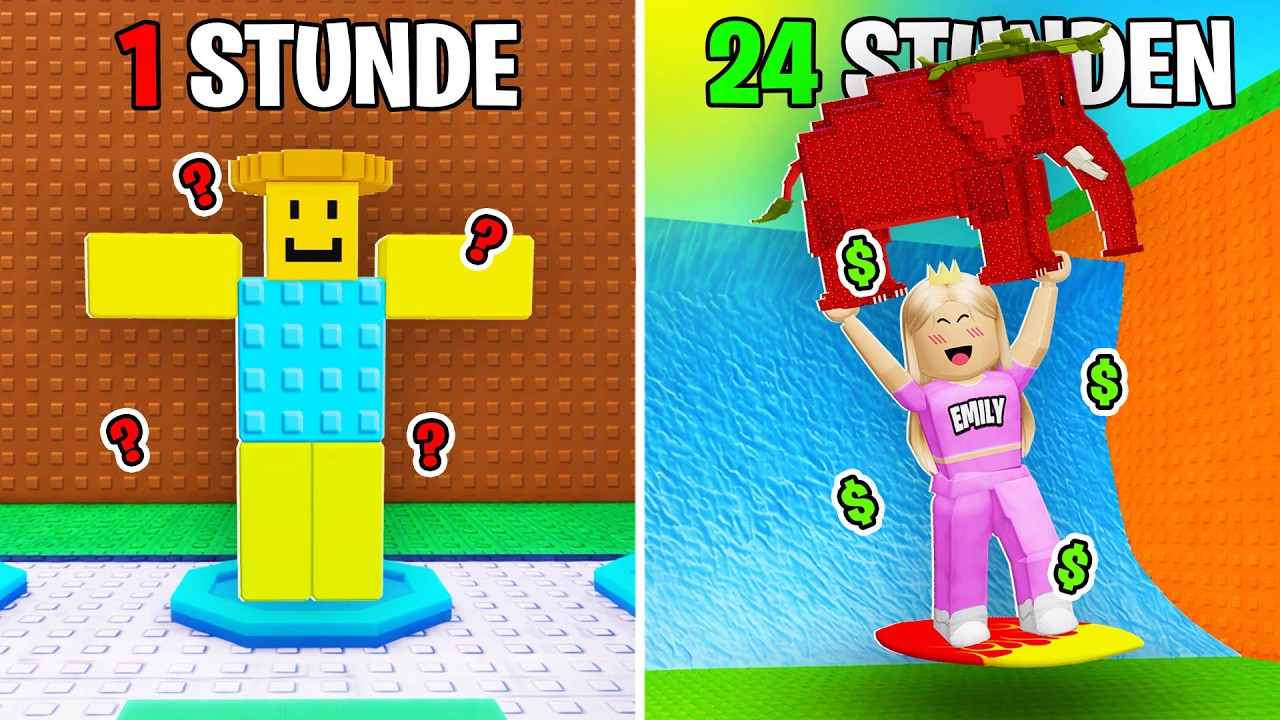 Ich SPIELE 24 Stunden ESCAPE TSUNAMI für BRAINROTS 😱🔥