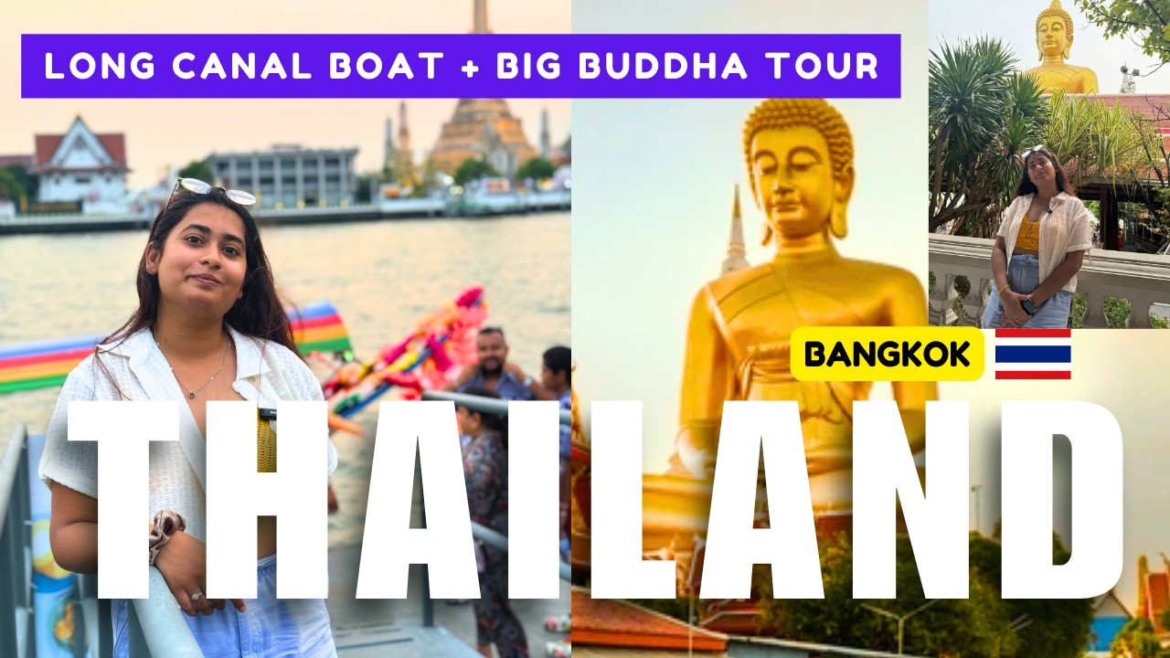 Bangkok Long Canal Boat Ride, Artist's House, & Big Buddha Adventure! Timings + Tips