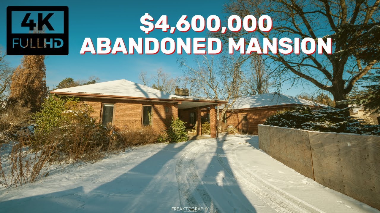 $4,600,000 Toronto Abandoned Mansion in 4K Video | Abandoned Mansions | Thrunite Catapult Mini