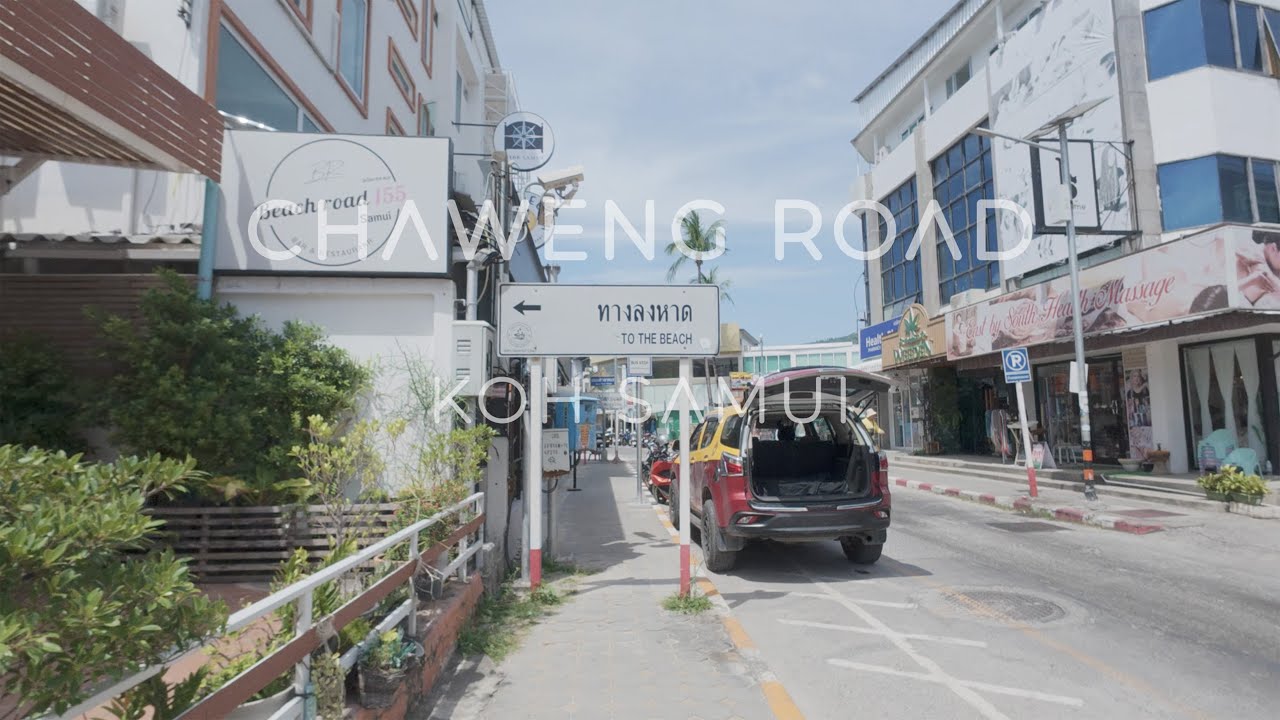 Walking Along Chaweng Road – Koh Samui Daylife