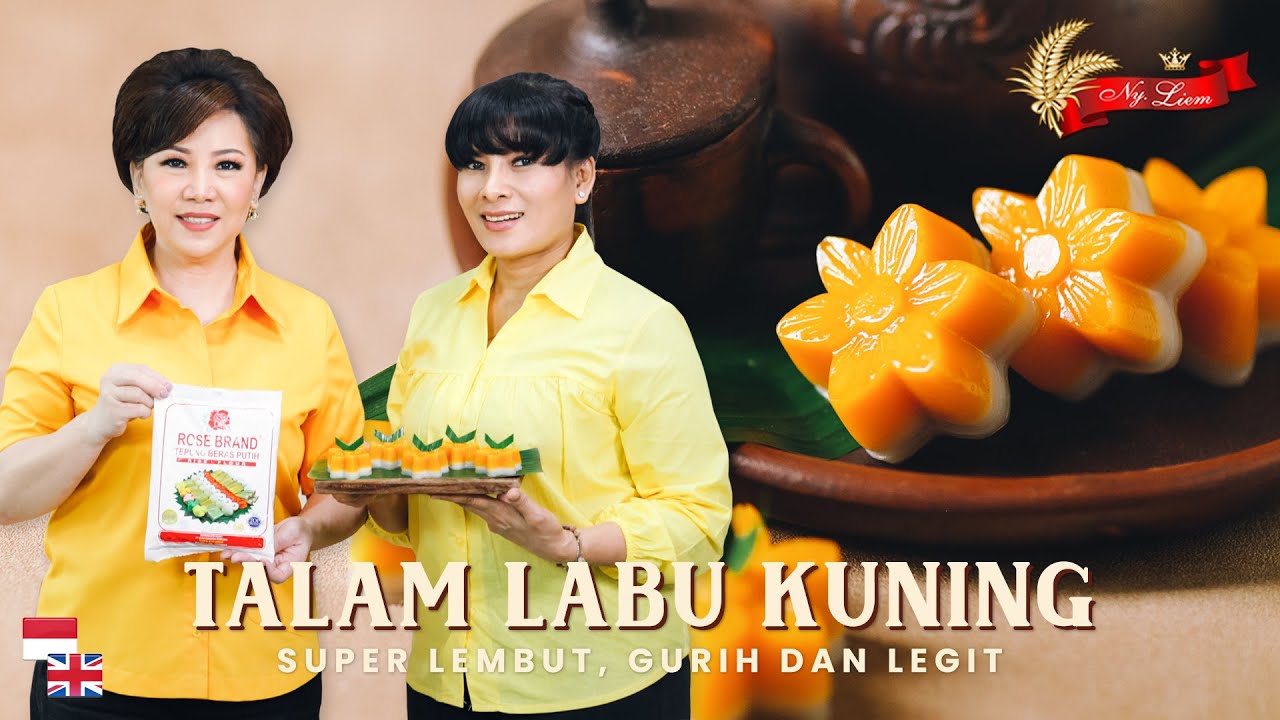 LEMBUT, GURIH, LEGIT!! Resep Talam Labu Kuning yang super lumer di mulut