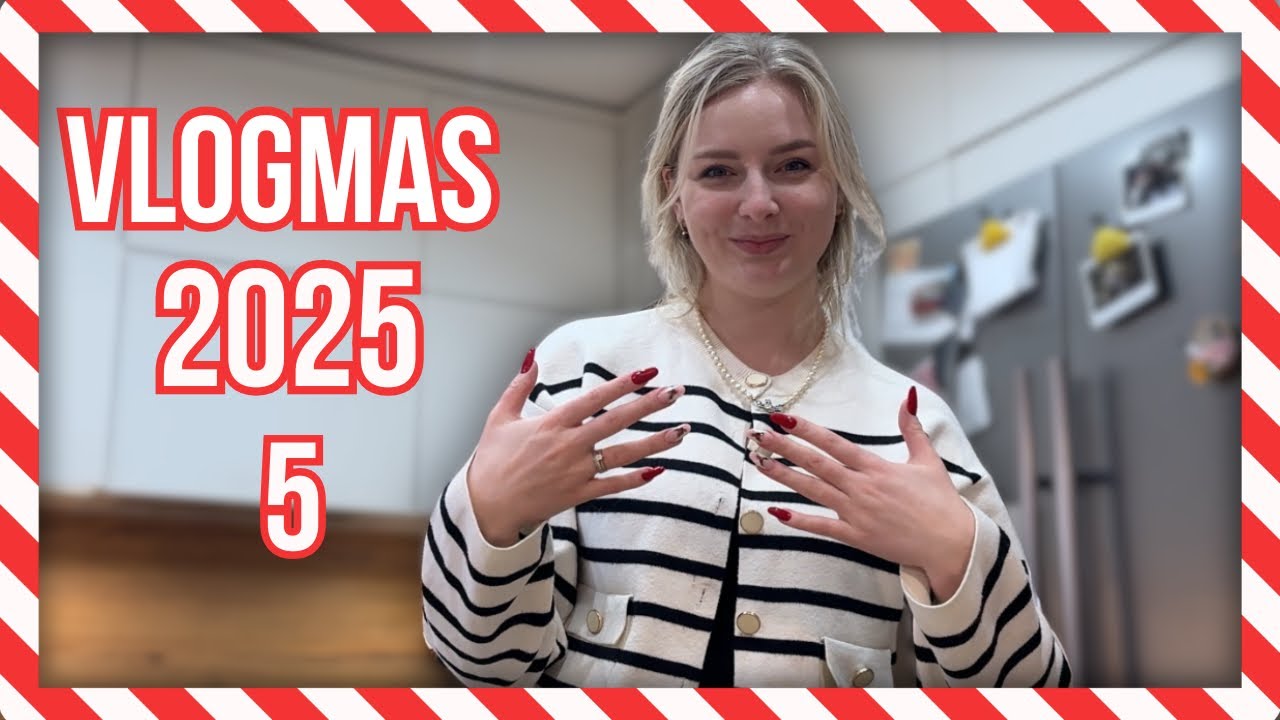 VLOGMAS 2025 #5 - WYBIŁO NAM 700 TYSIĘCY SUBSKRYPCJI🥳!!! / ŚWIĄTECZNE PAZNOKCIE / PIERWSZY JARMARK 