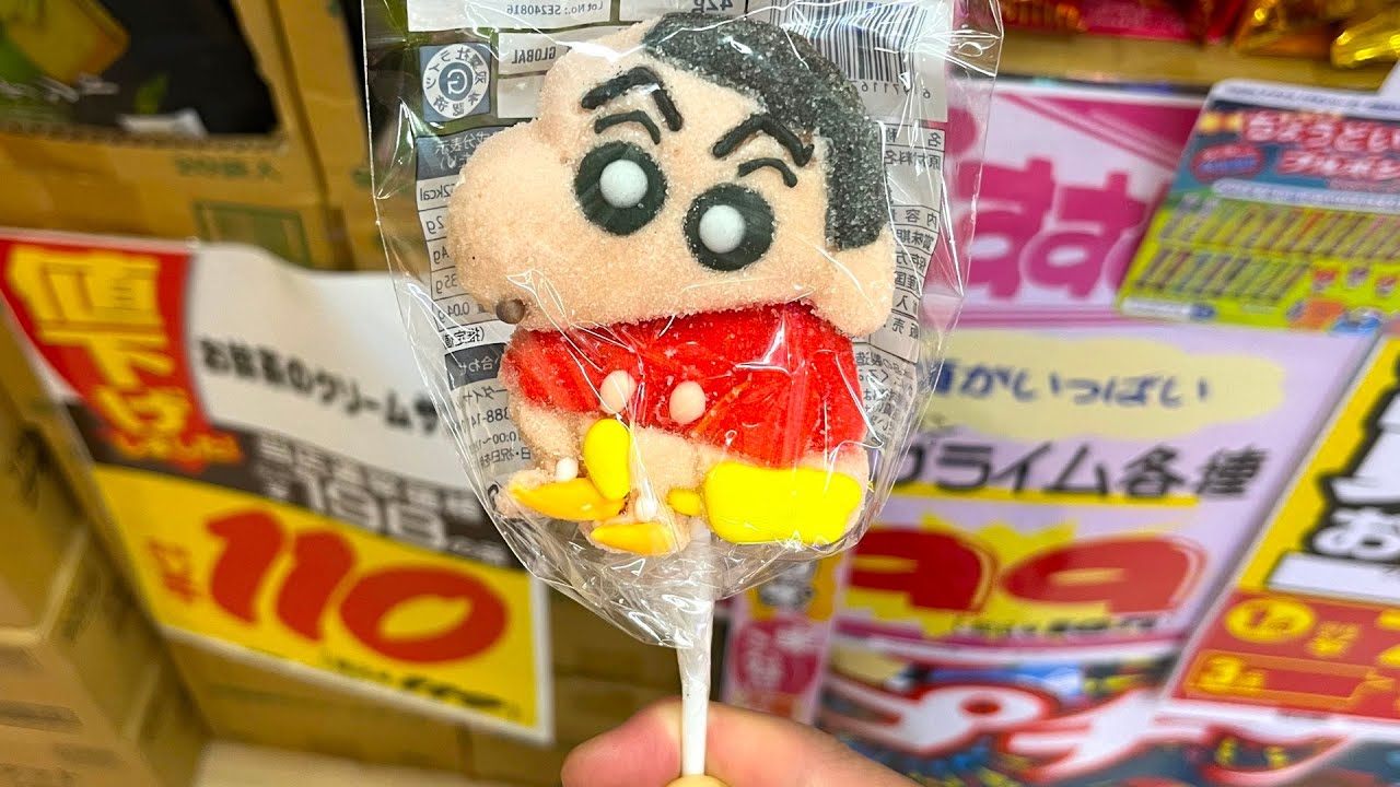 10 Japanese Snacks & Candies, shinchan, kirby
