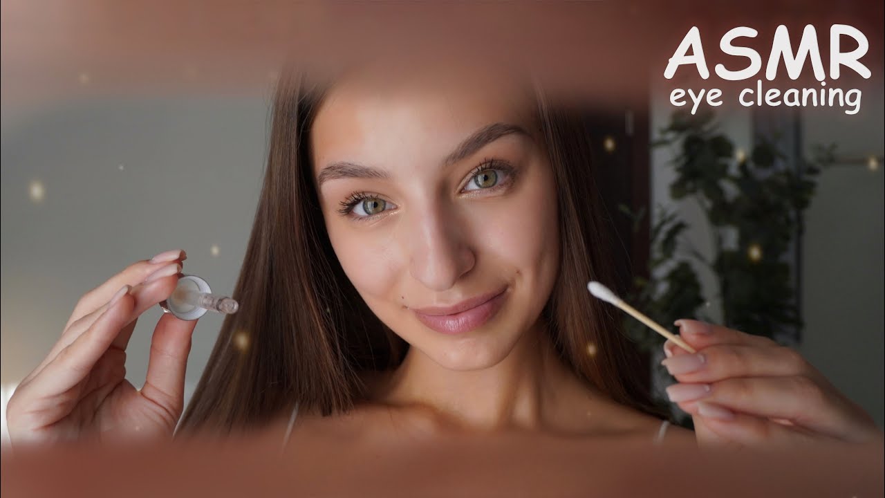 Your Eyes Deserve This ✨🤍 Gentle Eye Cleaning ASMR for sleep 🛌