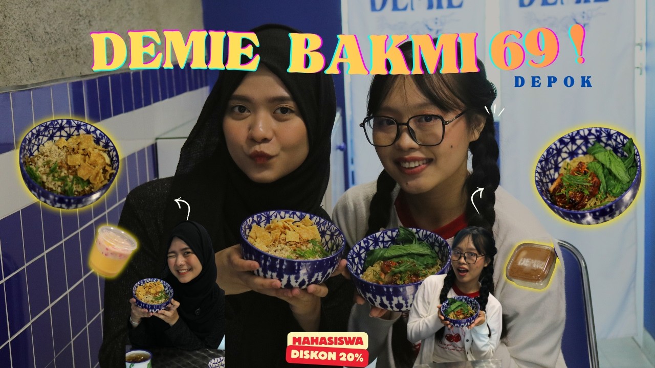 Bakmie Yamin, Mie Keriting, Ayam Chasiew?? Lengkap di Demie Bakmie 69🍜🤤🍴