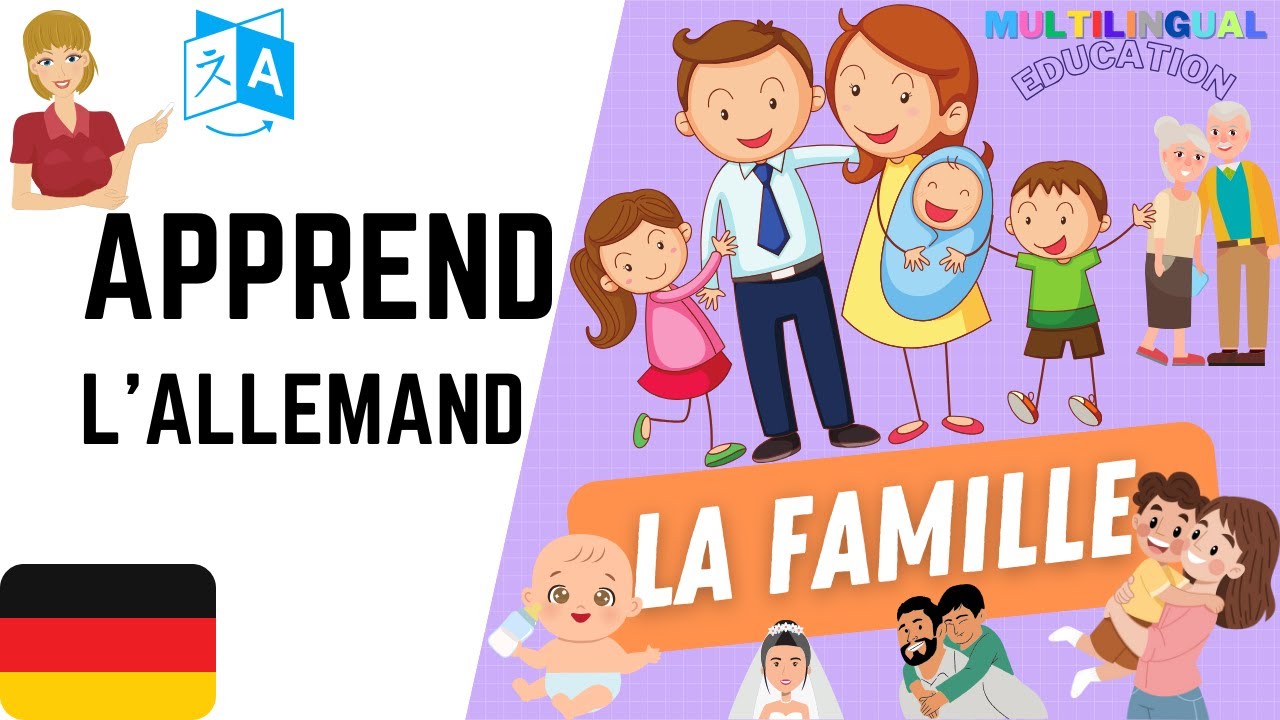 Les MEMBRES de la FAMILLE en Allemand