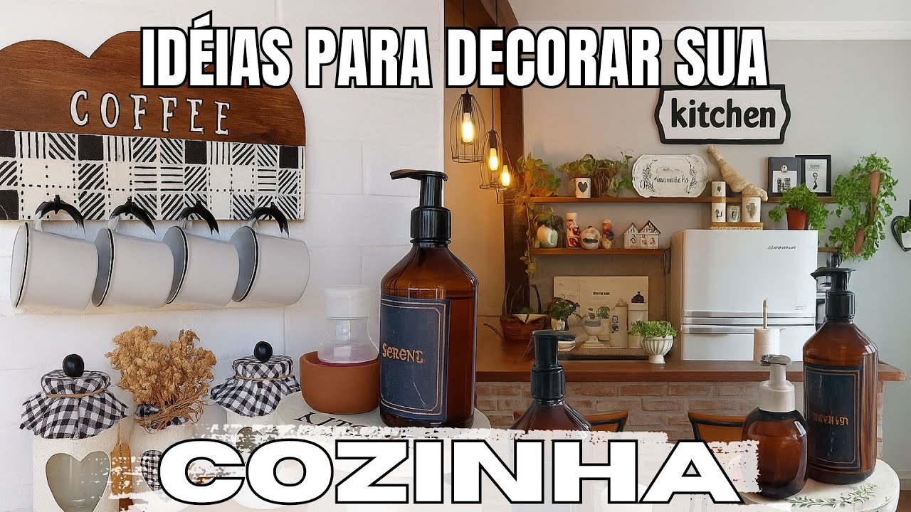 IDÉIAS BARATINHAS PARA DECORAR E ORGANIZAR SUA COZINHA / DECORE GASTANDO POUCO / DO LIXO AO LUXO