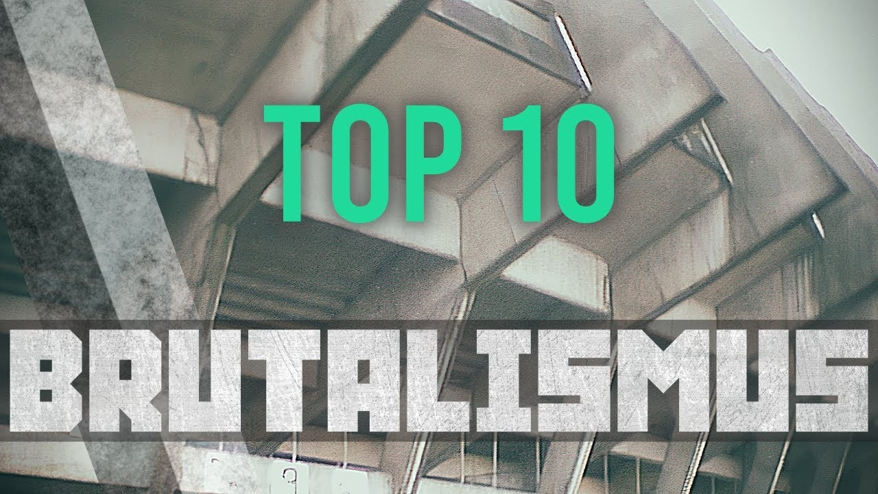 Top 10: Brutalistische Stadien / Brutalismus 4K