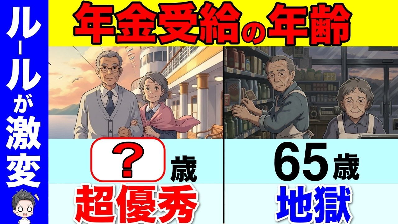 【知らないと大損】2026年から〇〇歳で受給が最強です！政府が教えない