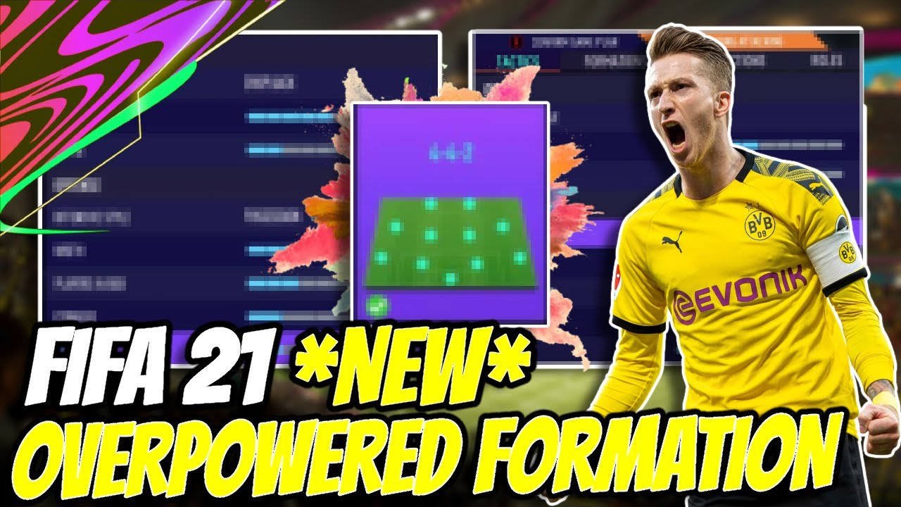 THE NEW MOST *BROKEN* FORMATION IN FIFA 21!? BEST CUSTOM TACTICS/PLAYER INSTRUCTIONS | FUT 21