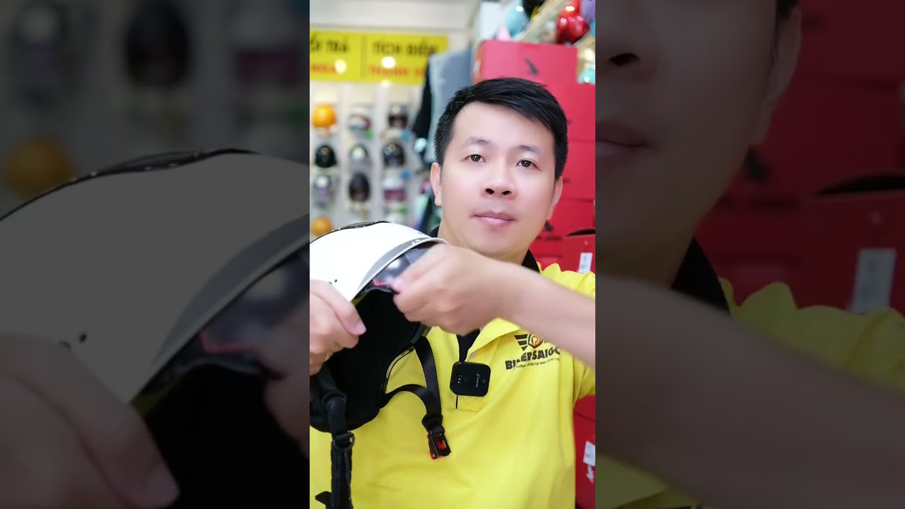 Hướng Dẫn Thay Chốt Kính Đen Nón Falcon Bee #falconbee #nonfalcon