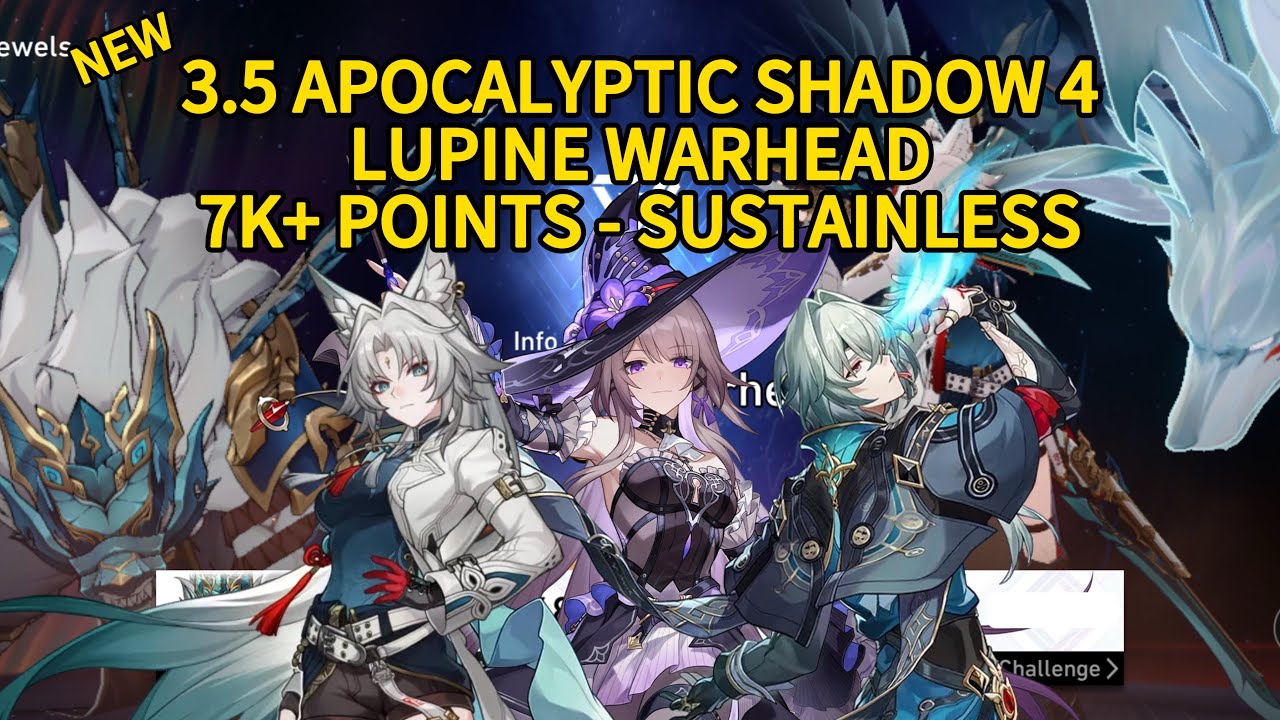 [3.5] NEW Apocalyptic Shadow 4 | E0S0 Feixiao & E0S0 The Herta (All Sustainless) | Honkai: Star Rail
