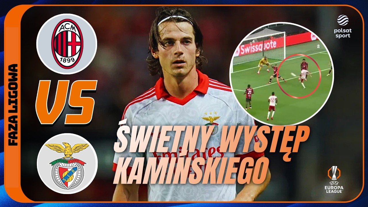 SKR&Oacute;T: AC MILAN - SL BENFICA | 1. KOLEJKA | | LIGA EUROPY