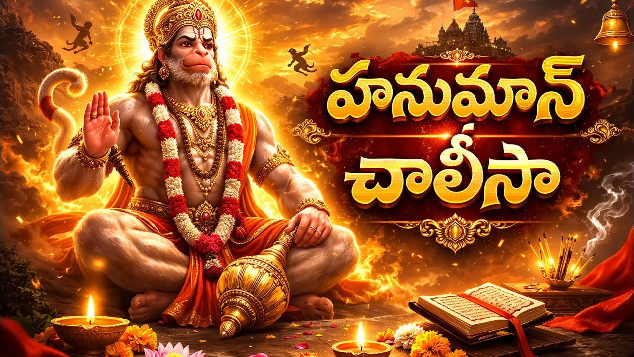 Hanuman chalisa | శక్తివంతమైన శ్రీ హనుమాన్ చాలీసా | ప్రతి రోజు వినండి | శుభఫలితాలు పొందండి 
