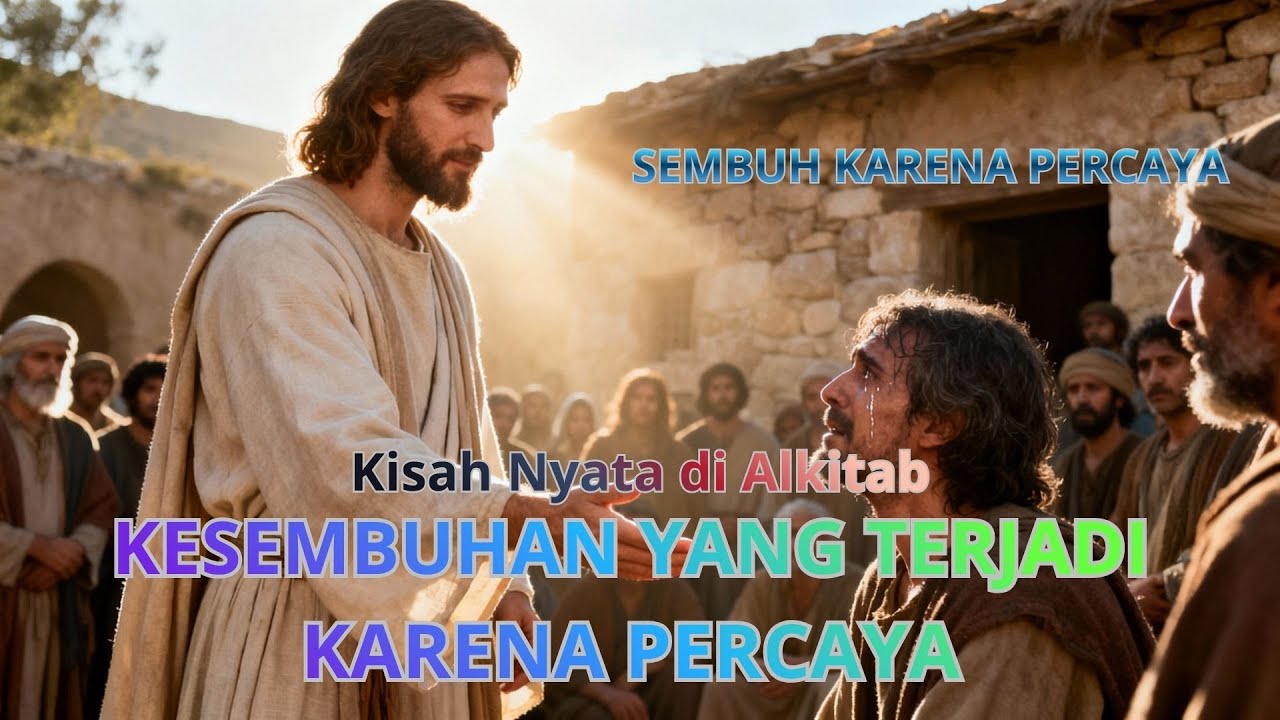 🎬 KESEMBUHAN YANG TERJADI KARENA PERCAYA || Kisah Nyata di Alkitab#jesus #kitabsuci @RonnyEston